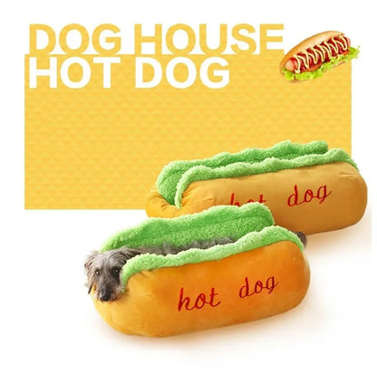 Pet Bed Hot Dog House Lounger Bed Kennel Mat Soft Fiber Pet Dog Puppy Warm Removable Washable Waterlon for Cats